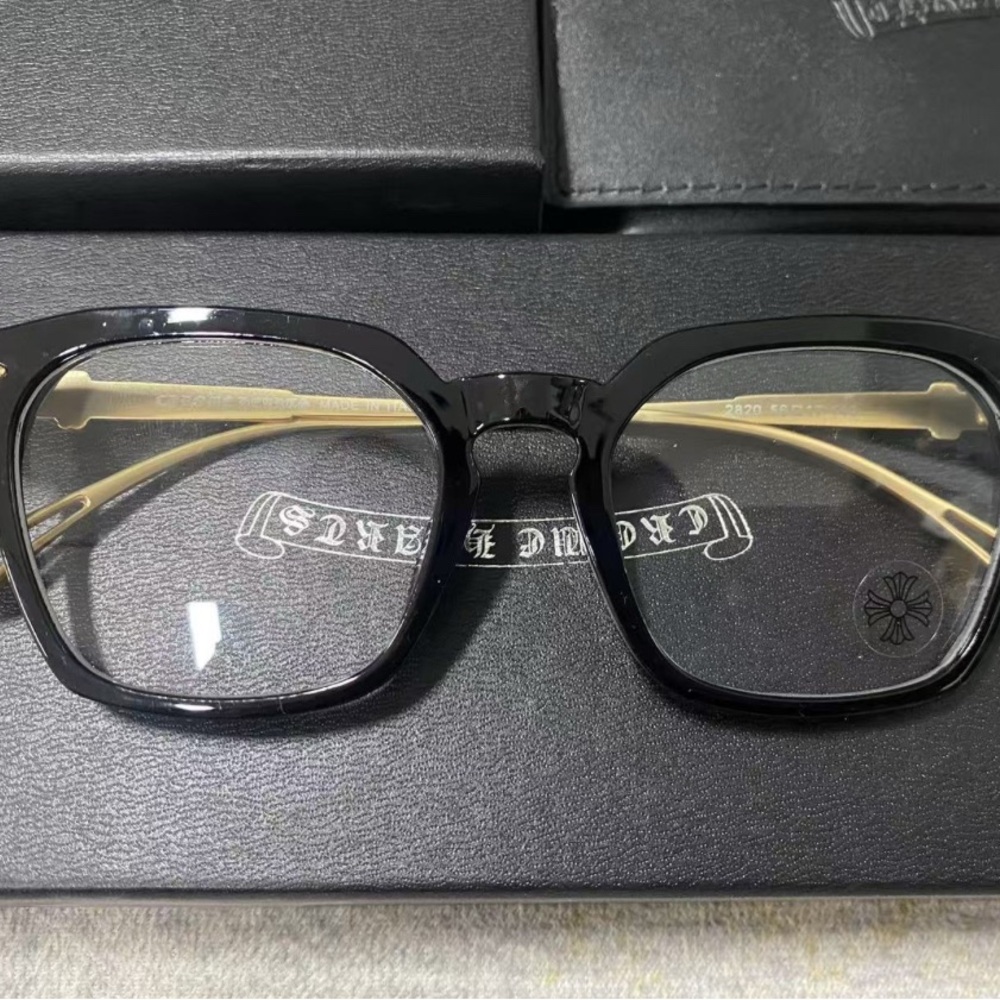Clear Chrome Hearts Gold Eyewear(best offer takes it)